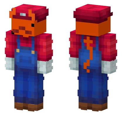 Do The Mario Minecraft skin