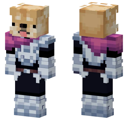 Dog Deltarune Kriss Minecraft skin