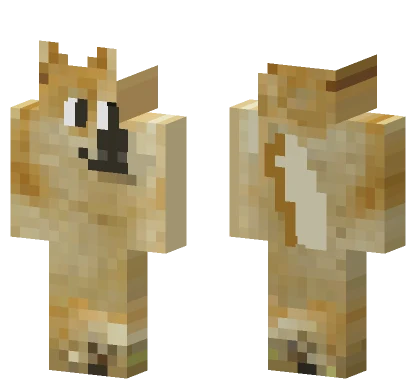 Doge Dog Skin Minecraft skin