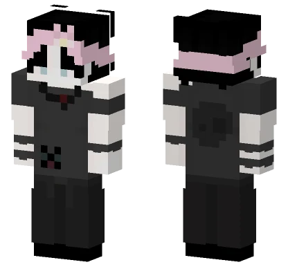 Doing Makeup Minecraft skin