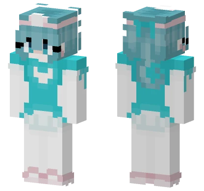 Doktorspiele Blue Cat Minecraft skin