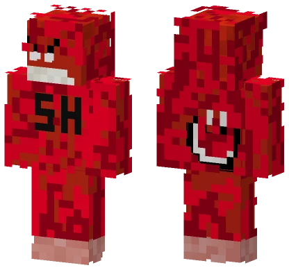 Dominoking Angry Red Minecraft skin