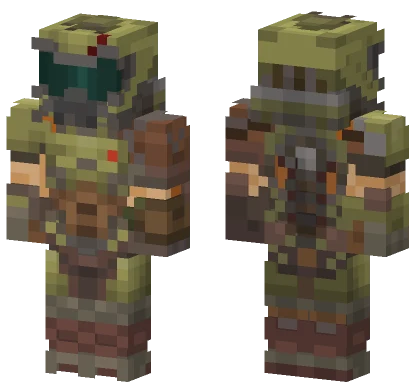 Doom Slayer Minecraft skin