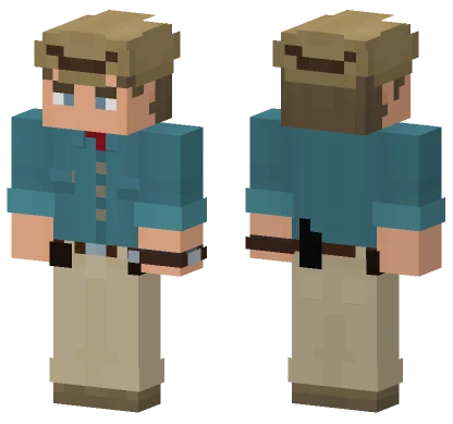 Dr Alan Grant Jurassic Park Minecraft skin