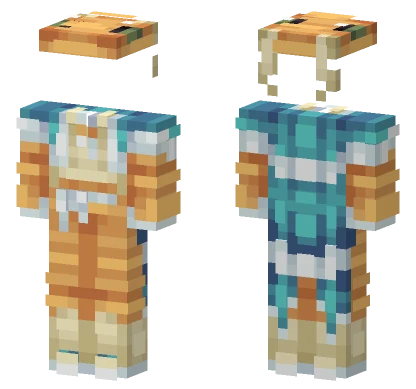 Dragonite Space Suit Minecraft skin