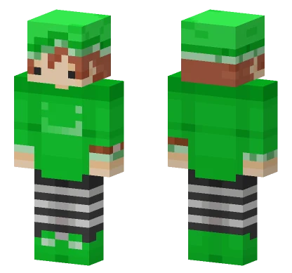 Dream Chibi Edition Minecraft skin