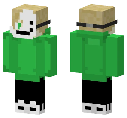 Dream Cracked Mask Skin Minecraft skin