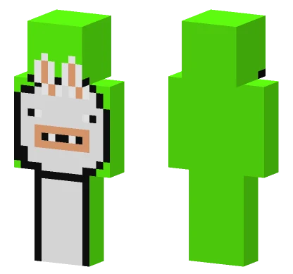 Dream Got Rabbided Minecraft skin