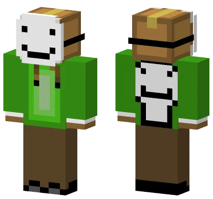 Dream Hoodie Mr Box Minecraft skin