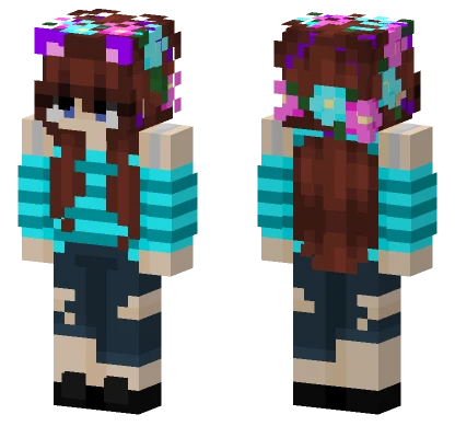 Drenched Kitten RCE Minecraft skin
