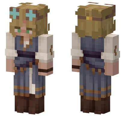 Dress Ella Minecraft skin