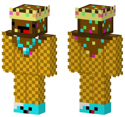 Dripped Out Chocolate Ice Cream Minecraft skin