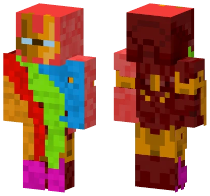 Drippy Iron Man Minecraft skin