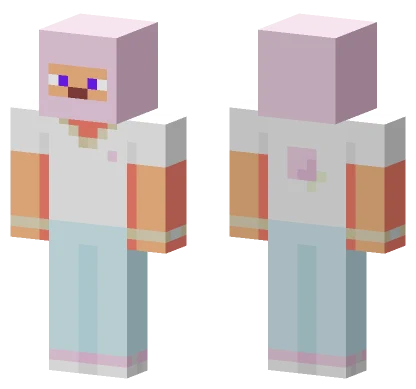 Drippy Rose Steve Minecraft skin