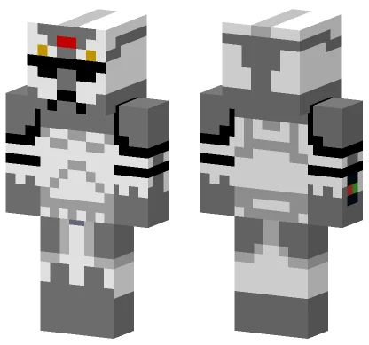 Dual Clone Trooper Skin Minecraft skin
