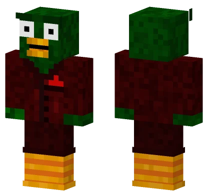 Duck Guy Robin Minecraft skin