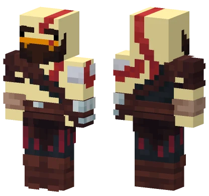 Duck Kratos Minecraft skin