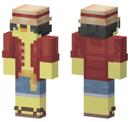 Duck Luffy Minecraft skin