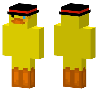 Duck With Top Hat Minecraft skin