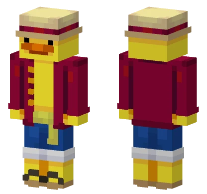 Ducky D Luffy Minecraft skin
