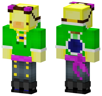 Ducky Turned Into Duck Minecraft skin