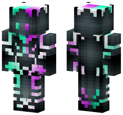 Duel Color Robot Minecraft skin
