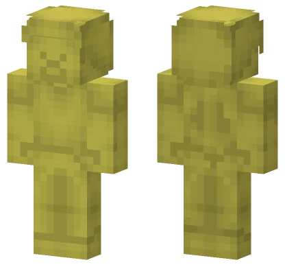 Dull Brass Yellow Steve Minecraft skin