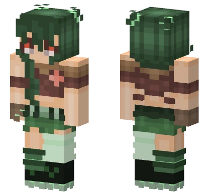 Dull Christmas Girl Minecraft skin