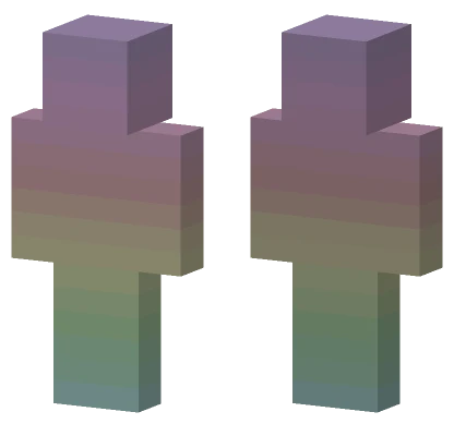 Dull Pastel Rainbow Color Base Minecraft skin