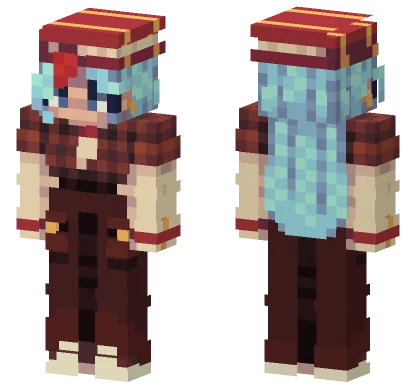 Dust Cover Girl Minecraft skin