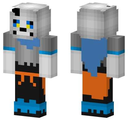 Dusttrust Sans Phase 2 Minecraft skin