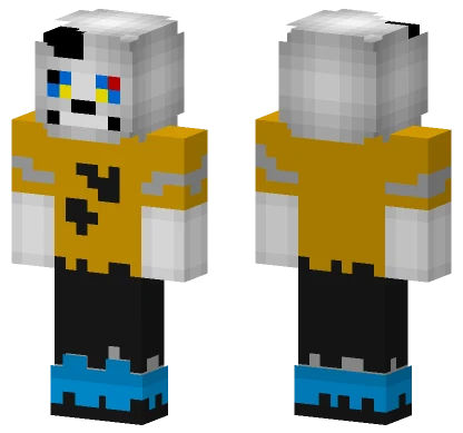 Dusttrust Sans Phase 3 Minecraft skin