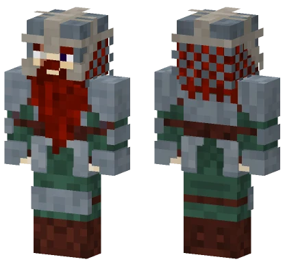 Dwarf Warrior Minecraft skin