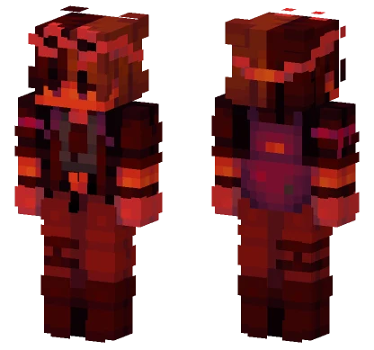 Dystopia Red Demon Minecraft skin