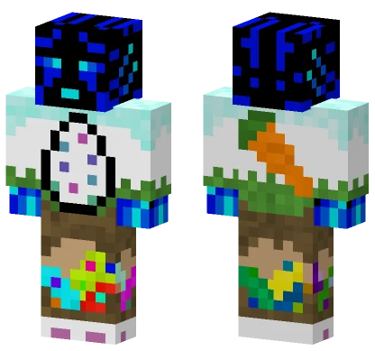 Easter Frozen Demon Minecraft skin