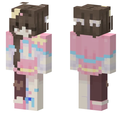 Easter Time Girl Minecraft skin