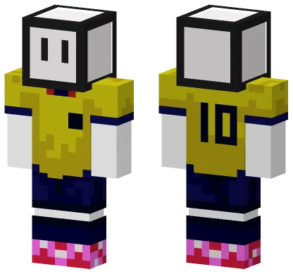 Ecuador World Cup Jersey Minecraft skin