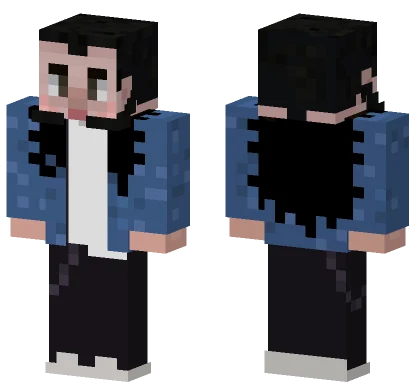 Eddie Munson Stranger Things Minecraft skin
