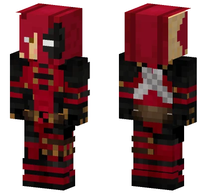 Edgardo666 Deadpool Half Mask Minecraft skin