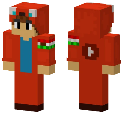 Edgardo666 Red Outfit Minecraft skin
