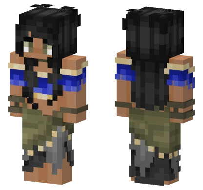 Edited Girl Minecraft skin