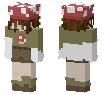 Edited Mushroom Girl Minecraft skin