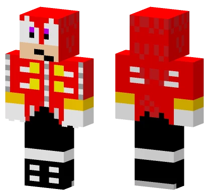 Eggman Knuckles Minecraft skin