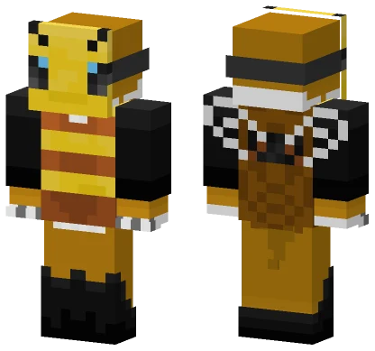 Eggster Bee Costume Minecraft skin