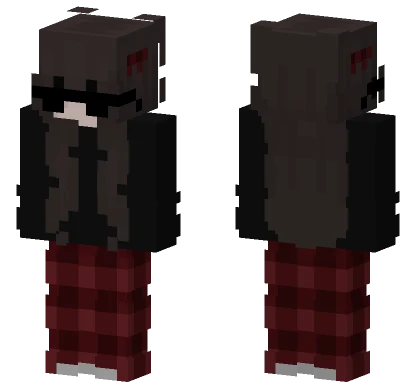 Egirl Flannel Outfit Minecraft skin