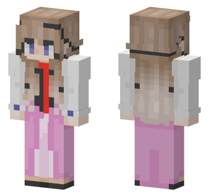 Eilonwy Pink Outfit Minecraft skin