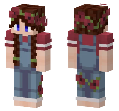 Elametowel Flower Girl Minecraft skin