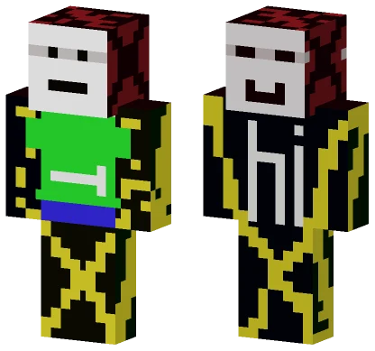 Electric Blue Jumpsuit Minecraft skin