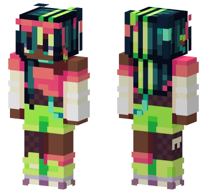 Electric Skip RCE Minecraft skin