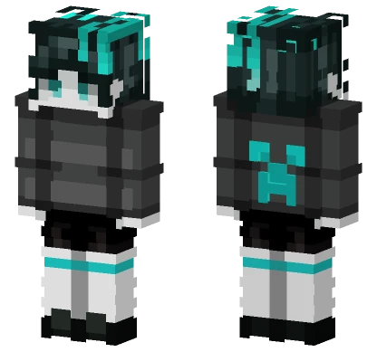 Electrified Robot Minecraft skin